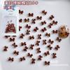Ankora Red Nail Art Acessórios Mini Laço Explosivo Vinho Vermelho Maillard Laço Resina Decoração de Unhas