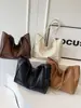 Bolso de hombro para mujer Shuai Mi Jia 2026 otoño nuevo, color liso, gran capacidad, bolso tote, bolso de mano elegante y texturizado