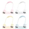 Nuevo Ventilador Mini de Dibujos Animados para Colgar en el Cuello Recargable por USB Ventilador Portátil para Viajes al Aire Libre y Regalos