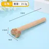 Venta al por mayor de fábrica Gancho de Madera Maciza Carga Rodante Madera de Haya Gancho para Ropa sin Taladro Accesorios para Panel Ranurado Gancho de Madera de Dibujos Animados