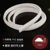 Tira decorativa para puerta de armario de blíster francesa, tira de borde suave curvado de PVC, moldura de fondo de pared de techo de línea de yeso