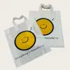 Sacos Plásticos para Embalagem de Presente, Sacolas para Roupas de Loja de Moda Masculina e Feminina de Alto Padrão, Sacolas de Compras, Manuseio Manual no Atacado, Espessado