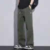 Calça Larga Fluida Masculina, Calça Casual, Novo Estilo 2026, Calça de Moletom Esportiva Reta Solta de Peso Pesado para Primavera, Outono e Inverno, Jovem