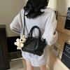 Bolso Pequeño de Moda Trendy Bolso Balde Plisado Bolso Nuevo de Moda para Mujer Bolso de Hombro Bolso Cruzado Bolso Simple Versátil