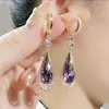 Brilhantes Zircônia Folha Verde Brincos Versátil Argola de Orelha Luxo Leve Alta Moda Elegantes Brincos 2023 Nova Moda