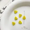 Cuentas de Cristal Checo Pintadas en Oro Doméstico Retro Caracol Pájaro Flor de Durazno Material Hecho a Mano Pulsera Cadena de Teléfono Móvil Accesorios de Joyería
