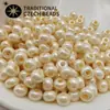 Cuentas de Arroz Preciosa Checa Importadas 4mm Color Perla Redondas Material para Pulsera Collar de Cuentas Hecho a Mano Accesorios DIY