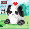 Serie de Bloques de Construcción Bloques de Construcción Chinos Figura de Panda Gigante Huahua Regalo Educativo Ensamblaje Juguetes de Bloques de Construcción de Partículas Pequeñas Venta al por Mayor