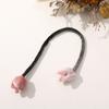 Otoño e invierno nuevo terciopelo felpa capullo de tulipán diy flor hecha a mano cuerda para el cabello bolsa tocado accesorios de ropa