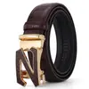 Directo de Fábrica cinturón de cuero para hombre hebilla automática de cuero nueva letra tendencia de negocios cinturón de hombre cinturón para jeans