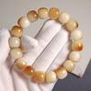Raiz de bodhi natural pulseira de mão ao redor do dedo placa macia brincar flor flutuante ao redor do dedo macio conta de Buda pulseira de mão homens e mulheres pulseira de bodhi atacado