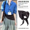 Lenço de Seda com Tela Xadrez Estilo Coreano para Mulheres, Lenço Longo para Pescoço, Cinto de Atmosfera Única, Corda para Cintura, Acessórios de Tiara