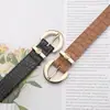Cinturón Nuevo de Cuero PU para Mujer Moda Casual Versátil Versión Coreana Personalidad Moderno Gama Alta Popular Cinturón Transfronterizo