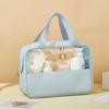 Bolsa de Cosméticos Portátil Nueva Gran Capacidad PVC Impermeable Visual Portátil Simple Viaje Almacenamiento Neceser Venta al por Mayor