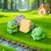 Figura de dinosaurio pequeño y lindo de dibujos animados transfronteriza, adorno de paisajismo de jardín DIY, decoración de sala de estar, pequeño adorno para escritorio de oficina
