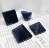 Adornos de pirámide de cristal de piedra natural directo de fábrica decoración de escritorio de oficina Artesanía de la fortuna Productos de corte de piedra