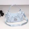 2026 Bolsa Pequena Transversal Plissada Leve para Estudantes Estilo Desenho Animado de Menina Bolsa de Ombro com Cordão Bolsa de Mão para o Trabalho Sob o Braço Bolsa Feminina