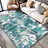 Alfombra Turca de Lujo Ligero para Sala de Estar, Alfombra para Dormitorio, Manta de Cabecera, Peldaño para Balcón, Peldaño E, Lavable con Arroz, Alfombra para Mesa de Centro de Pelo Corto