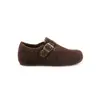 En stock: 2026 estilo nuevo, cálidas, con hebilla, suela gruesa, forradas de lana, tipo Birkenstock, punta cerrada, para usar en exteriores, zapatos de otoño/invierno para mujer