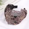 Diadema Estilo Coreano Encaje Rejilla para el Cabello Dentada Blanca para el Cabello Recogido Ancho para el Cabello Rejilla Blanca Ancha para el Cabello Diadema para Mujer