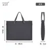 Bolsa de Arquivo A4 Tecido Oxford Portátil Bolsa para Documentos Lona Masculina Bolsa de Informação para Estudantes Bolsa de Conferência Maleta Logo Personalizado