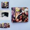 Monedero corto Ninja para hombre, estudiante, juvenil, regalo de moda, monedero de dibujos animados de anime