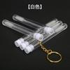 Novo produto com tubo de perfuração haste de cristal pente de cílios diamante transparente escova de cílios independente pincel de maquiagem suporte para pincel de maquiagem comércio exterior transfronteiriço