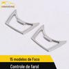Aplicável a 15 Fox farol controle anel brilhante Fox farol botão interruptor ajuste remendo moldura decorativa