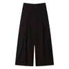 Comercio Exterior al por Mayor Moda Femenina Nueva Primavera 2026 Estilo Europeo y Americano Pantalones Largos Sueltos Plisados para Mujer en Azul y Rosa