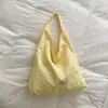 Bolso de hombro casual nuevo, bolso de nailon versátil para el trabajo, bolso tote dulce bordado floral para mujer, bolso de mano, bolso chaleco