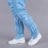 Zapatos Libres de Polvo Antiestáticos Botas Altas Caña Larga Cuero Malla Abierta Lona Transpirables Limpios Taller Libre de Polvo Zapatos de Trabajo para Hombre y Mujer