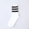 Calcetines Coreanos a Rayas para Pareja, Versátiles, Estudiante, Niños, Hombres, Tres Rayas, Cuatro Estaciones, Moda, Longitud Media, Niños, Hombres