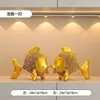 Nuevos Adornos Decorativos de Estilo Chino de Navegación Fluida para el Hogar y la Sala de Estar, Velero de Resina, Propicio para Aperturas de Negocios y Inauguraciones de Casa