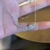 Collar de Perlas de Plata de Ley S925 para Mujer, No se Desvanece, Cadena de Clavícula de Gama Alta de Nicho, Lujo Accesible, Colgante Versátil, Nuevo Producto de Verano