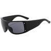 Tecnología Futura Estilo Cóncavo Hip Hop Gafas de Sol Conectadas Coloridas para Hombres y Mujeres Gafas de Montar sin Marco