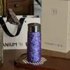 Taza Aislada de Titanio Puro de Gama Alta Ultraligera para Negocios, Taza de Bolsillo Portátil de Alto Valor, Taza de Té de Flor de Titanio de Cristal, Venta al por Mayor en Stock