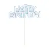 Figurilla Decoración Pastel Cumpleaños Dibujos Animados Stitch Azul Lilo y Stitch Niño Decoración Horneado Infantil Topper
