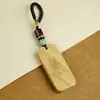 Llavero Personalizado de Celebridad de Internet con Cobre Incrustado de Ébano, Colgante de Fortuna Diaria, Colgante Hecho a Mano, Regalo Personalizado