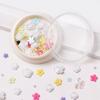 Nuevos suministros para uñas 3D de celebridades en línea, bola de acero de mariposa Camellia multicolor de alta calidad, flor de cinco pétalos, joyería para uñas con diamantes