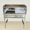 Cajero de Frutería Tienda Pequeña Combinación Esquina Suministros para Frutería Mesa Mesa de Operaciones Grande Mesa de Lavado y Corte Integrada