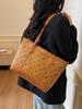 Bolsa Textil para Mujer de Gran Capacidad 2025 Nueva Moda Otoño e Invierno Combinable Casual Bolso de Hombro Bolso Tote de Clase para Estudiantes Universitarios