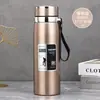 Correa de Honda Portátil Negocios Deportes Botella de Agua Termo de Acero Inoxidable 316 Taza de Agua al Vacío de Gran Capacidad Fabricante Venta al por Mayor