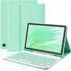 Funda Protectora para Tablet Amazon Fire HD 10 Más Teclado Bluetooth Inalámbrico Retroiluminado con Fijación Magnética Adecuado para Máximo 11 Pulgadas