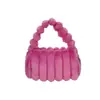 Bolso de Hombro de Peluche Estilo Nuevo para Mujer, Bolso Cruzado de Cadena Texturizada a la Moda, Bolso de Mano Versátil de Nicho Tendencia, Personalizable