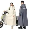 Impermeable Vehículo Eléctrico Al Por Mayor Engrosado Impermeable Cuerpo Completo Todo en Uno Impermeable Motocicleta Vehículo de Batería Poncho para Montar