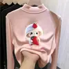 Ropa infantil de forro polar de doble cara, top para niñas, nuevo estilo otoño/invierno, adecuado para usar como prenda exterior, capa base de moda para niños y bebés