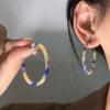 "Burbuja Arcoíris" Pendientes de Colores Dopamina con Cuentas Diseño Nuevo 2025 Pendientes Versátiles Lindos Dulces