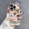 Funda para Teléfono Móvil Apple 15 Oso Donut iphone14 Ventana Grande 13 Soporte con Pulsera 12 Resistente a Caídas 11