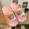 Sandalias de Verano para Casa con Suela Gruesa, Antideslizantes, para Mujer, Flores para Zapatos DIY, para Pareja, Resistentes al Desgaste, de Baño, de Interior, de Dibujos Animados, de Moda