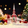 Porta lápices de Santa Claus con luz nocturna, nuevo producto transfronterizo, decoración creativa para Nochebuena, regalo para niños, venta al por mayor